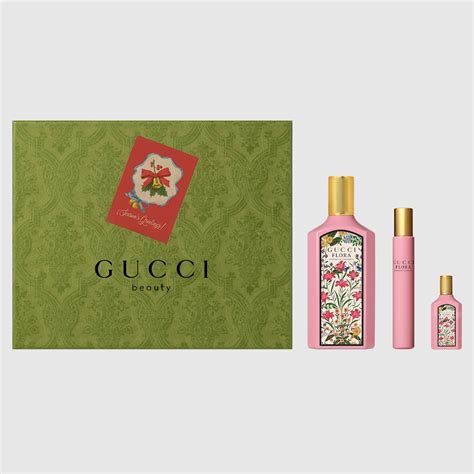 gucci green perfume set|Gucci flora gorgeous gardenia original.